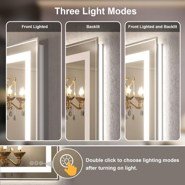 Led Mirrror 2 New LED Bathroom Mirror with Touch Control 60×80cm