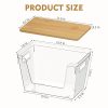 Acrylic Pantry Organizer with a Bamboo Lid
