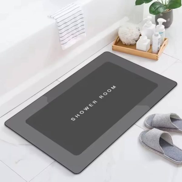Large Best Absorbent Diatom Bathroom Mat with Rubber Bottom