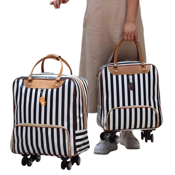 trolley-Photoroom Ultimate Compact Trolley Travel Bag – Premium Luggage with 4 Universal Wheels