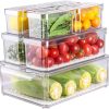 7-Pc Set Acrylic Fridge Storage Containers