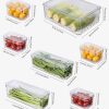 7-Pc Set Acrylic Fridge Storage Containers