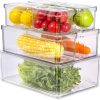 7-Pc Set Acrylic Fridge Storage Containers