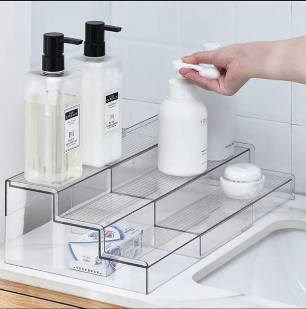 Expandable 3-Tier Acrylic Rack