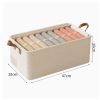 WhatsApp Image 2026-02-11 at 13.56.41 Foldable Wardrobe Organizer – Beige - Smart Closet Storage Basket