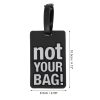 Luggage Tag – Durable Silicone Suitcase ID Tag for Travel