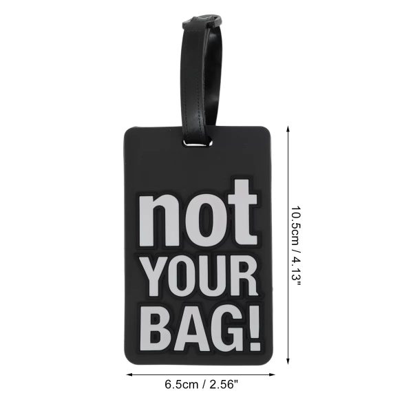 Luggage Tag – Durable Silicone Suitcase ID Tag for Travel