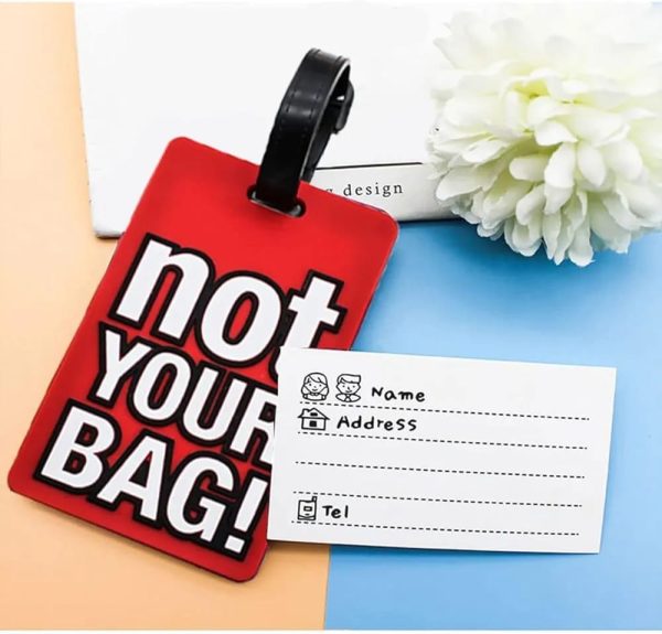 Luggage Tag – Durable Silicone Suitcase ID Tag for Travel