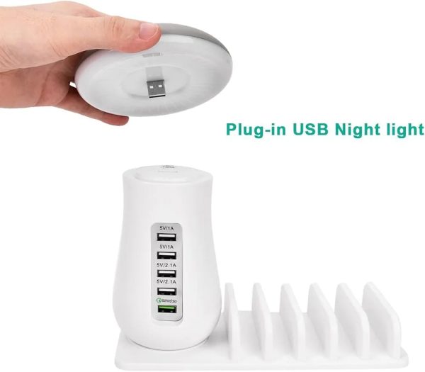 WhatsApp Image 2026-02-18 at 15.10.16 Multi-Port Mushroom Lamp Charging Dock Station – LED Night Light & USB Charging Hub