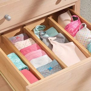 Expandable Bamboo Drawer Dividers
