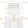 Expandable Acrylic Cutlery Organizer – Adjustable Drawer Tray for Convenient Kitchen Utensils & Storage
