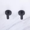 2pcs Bathroom Towel Hooks – Heavy-Duty Durable Wall-Mounted Screw Fix Hooks for Towels, Robes & Accessories