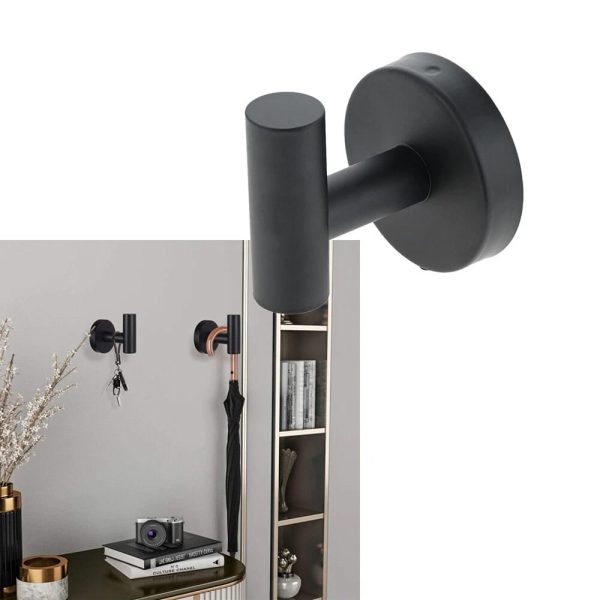 2pcs Bathroom Towel Hooks – Heavy-Duty Durable Wall-Mounted Screw Fix Hooks for Towels, Robes & Accessories