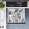 Expandable Acrylic Cutlery Organizer