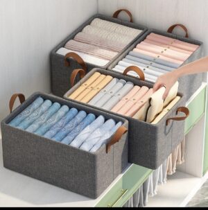 Grey Collapsible Wardrobe Organizer Grey Collapsible Wardrobe Organizer