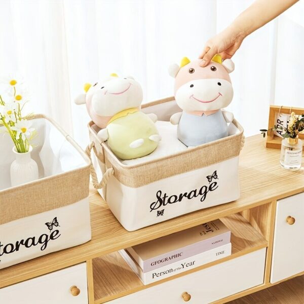 Foldable Storage Organizer – Quality Large Fabric Closet & Home Storage Box