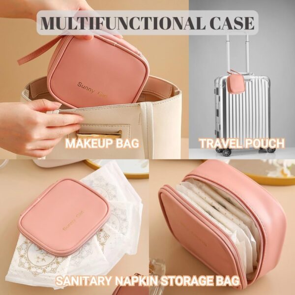 WhatsApp Image 2026-03-18 at 21.19.12 (2) Mini Pads Pouch Bag for Makeup & Pads – Compact, Stylish & Waterproof Organizer