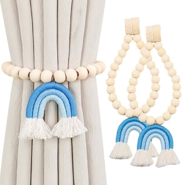 WhatsApp Image 2026-04-13 at 15.34.51 (2) Bohemian Magnetic Curtain Holders – Decorative Wooden Bead Curtain Tiebacks (No Drilling Required)
