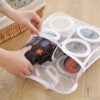 Laundry Mesh Shoe Bag – Washing Machine Shoe Protector Bag with Zipper (Reusable & Durable)