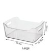 Clear Acrylic Storage Basket – Multi-Purpose Transparent Organizer for Kitchen, Bathroom & Vanity