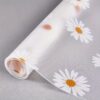 Daisy-Patterned Drawer Liner – Beautiful Non-Slip Waterproof Cabinet & Shelf Liner Roll (Cut-to-Size)