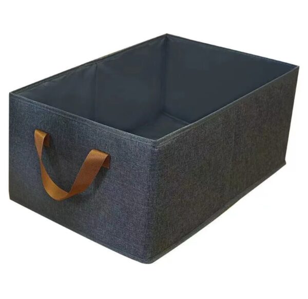 WhatsApp Image 2026-05-10 at 17.06.58 Grey Collapsible Wardrobe Organizer – Stylish Closet Storage Basket for Clothes, Toys, and Home Essentials