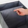 WhatsApp Image 2026-05-10 at 17.07.00 (1) Grey Collapsible Wardrobe Organizer – Stylish Closet Storage Basket for Clothes, Toys, and Home Essentials