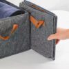 WhatsApp Image 2026-05-10 at 17.07.01 (1) Grey Collapsible Wardrobe Organizer – Stylish Closet Storage Basket for Clothes, Toys, and Home Essentials