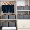 WhatsApp Image 2026-05-10 at 17.07.01 (2) Grey Collapsible Wardrobe Organizer – Stylish Closet Storage Basket for Clothes, Toys, and Home Essentials