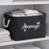 WhatsApp Image 2026-05-27 at 15.42.01 Foldable Storage Basket – Multi-Purpose Fabric Organizer Bin with Handles for Clothes, Toys & Home Storage