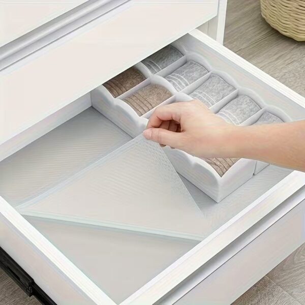 Plain Drawer Liner – Versatile Non-Slip Waterproof Shelf & Cabinet Liner for Drawers, Kitchen & Wardrobes