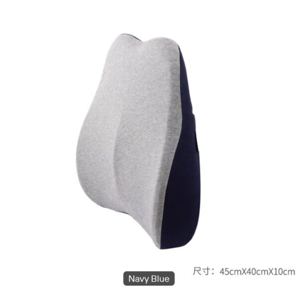 Orthopedic Back Support Pillow – Ergonomic Lumbar Cushion for Office Chair, Car Seat & Home Support