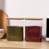 Airtight Acrylic Storage Container with Bamboo Lid