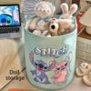 Toys and Laundry Storage Basket - Lilo and Stitch Themed Quality Large Foldable Toy Organizer & Laundry Storage Bin