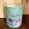 Toys and Laundry Storage Basket - Lilo and Stitch Themed Quality Large Foldable Toy Organizer & Laundry Storage Bin
