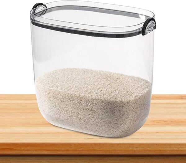 WhatsApp Image 2026-06-21 at 14.36.49 (1) Large Airtight Acrylic Storage Container – Clear Food Storage Canister for Rice, Flour, Cereals & Pantry Organization-5Kg & 10Kg