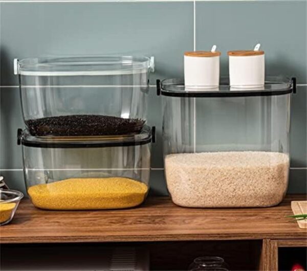 WhatsApp Image 2026-06-21 at 14.36.50 (1) Large Airtight Acrylic Storage Container – Clear Food Storage Canister for Rice, Flour, Cereals & Pantry Organization-5Kg & 10Kg