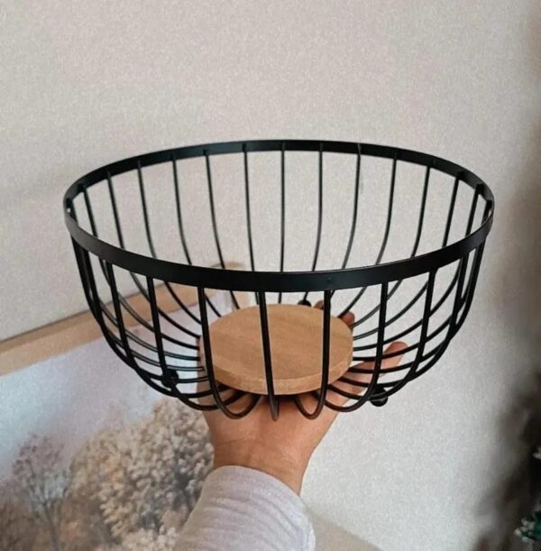 Fruit Storage Basket – Modern Countertop Fruit & Snack Organizer for Kitchen and Home Storage