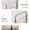 4-Tier Acrylic Trolley Rack – Stylish Mobile Storage Organizer with Wheels for Kitchen, Bathroom, Office & Bedroom