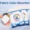 fabric color absorber sheets. Color Catcher. preventing color bleeding in laundry
