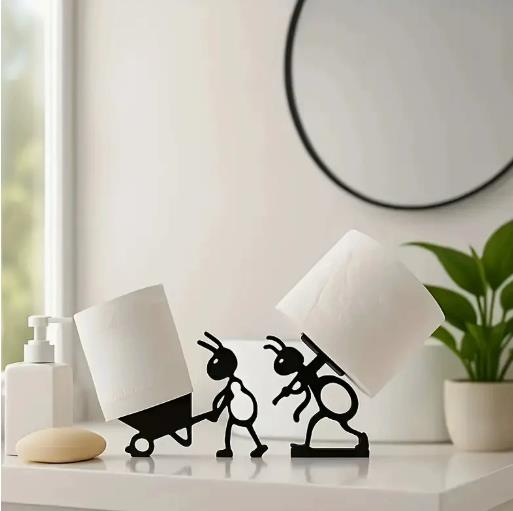 3D-Printed Ant Tissue Holder – Creative Tabletop Tissue Paper Holder for Home & Office