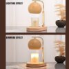 Electric Candle Warmer Lamp – Stylish Dimmable Wax Melt & Scented Candle Warmer