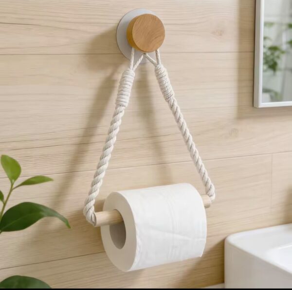 Cotton Rope Toilet Paper Holder