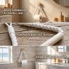 Cotton Rope Toilet Paper Holder – Stylish Wall-Mounted Toilet Paper Organizer